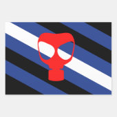 Feuille De Papier Cadeau Drapeau de fierté de masque (Devant 2)