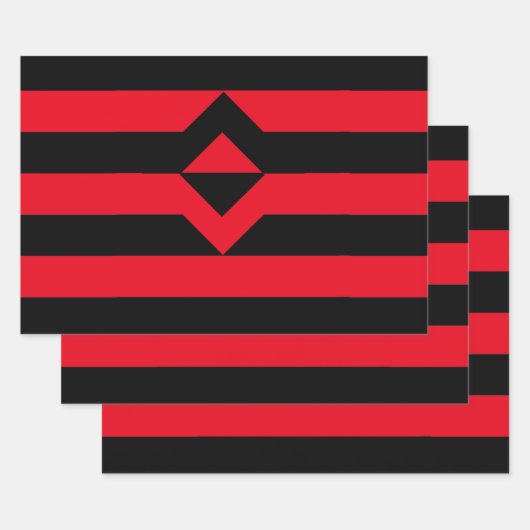 Feuille De Papier Cadeau Drapeau de fierté du poing (Lot)