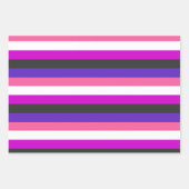 Feuille De Papier Cadeau Drapeau de fierté genderfluid (Devant 3)