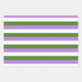 Feuille De Papier Cadeau Drapeau de fierté genderqueer (Devant 2)