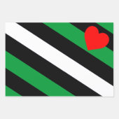 Feuille De Papier Cadeau Drapeau de fierté Leather Boi (Devant 3)