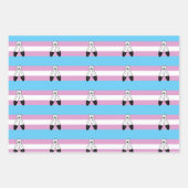 Feuille De Papier Cadeau Drapeau de fierté trans bispirituel (Devant 2)