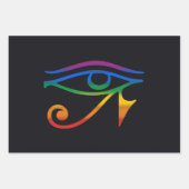 Feuille De Papier Cadeau Drapeau de la fierté gay goth (Devant)