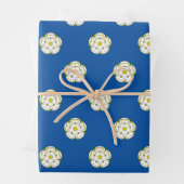 Feuille De Papier Cadeau Drapeau du Yorkshire (En situation)