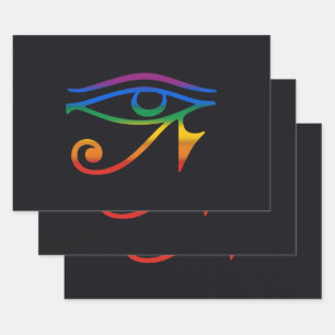 Feuille De Papier Cadeau Drapeau Gay Goth Pride