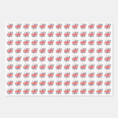 Feuille De Papier Cadeau Drapeau King Charles III Union Jack (Devant)