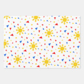 Feuille De Papier Cadeau Drapeau philippin (Devant)