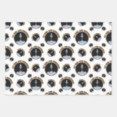 Feuille De Papier Cadeau Drapeau transgenre LGBTQ, Vol haut, Amour sans lim (Devant 2)