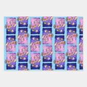 Feuille De Papier Cadeau DREAM BIG CHRISTMAS REINDEER par Jeff Willis Art (Devant)