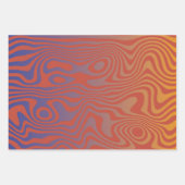 Feuille De Papier Cadeau Dream Flow l Abstract Trippy Pattern - No. 01 (Devant 3)