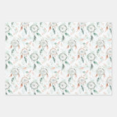 Feuille De Papier Cadeau Dreamcatchers et Feathers Pastel (Devant 2)