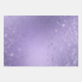 Feuille De Papier Cadeau Dreamy Glam Purple Lavender Parties scintillant An (Devant 3)