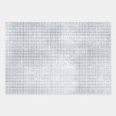 Feuille De Papier Cadeau Dreamy Glitzy Silver Sparkle (Devant 3)