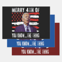 Drôle Biden Confus Joyeux Heureux 4ème de vous Con