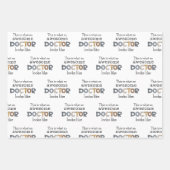 Feuille De Papier Cadeau Drôle cadeau de docteur | Médecin génial (Devant 3)