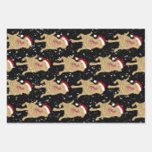 Feuille De Papier Cadeau Dudley Labrador Christmas (Devant 2)
