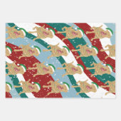 Feuille De Papier Cadeau Dudley Labrador Christmas (Devant 3)