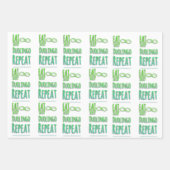 Feuille De Papier Cadeau duolingo (Devant 3)