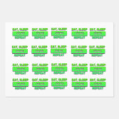 Feuille De Papier Cadeau duolingo (Devant 3)