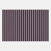 Feuille De Papier Cadeau Dusky Purple et Black Paris (Devant 2)
