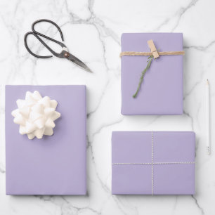 Feuille De Papier Cadeau Dusty Lavender couleur solide