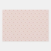Feuille De Papier Cadeau Dusty rose Arabesque Design Motif (Devant 2)