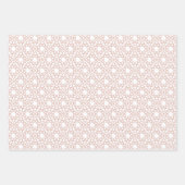 Feuille De Papier Cadeau Dusty rose Arabesque Design Motif (Devant)