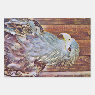 FEUILLE DE PAPIER CADEAU EAGLE DE MER