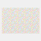 Feuille De Papier Cadeau Easter Bunnies & Baby Chicks Cute Patterns (Devant 2)