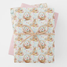 Easter Bunny Wrapping Paper Collection