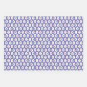 Feuille De Papier Cadeau Easter Eggs Bunnies & Carrots Easter Patterns (Devant 3)