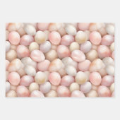 Feuille De Papier Cadeau Easter Pink Peach Floral Birthday   (Devant 2)