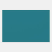 Feuille De Papier Cadeau Eau bleu caraïbe noire turquoise (Devant 3)