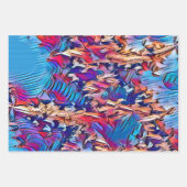 FEUILLE DE PAPIER CADEAU EAU DE FLUX (Devant)