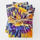 FEUILLE DE PAPIER CADEAU EAU DE LA RIVIÈRE (En situation)