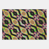 Feuille De Papier Cadeau Échantillon Argos Taffi Op Art (Devant)