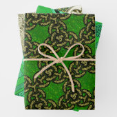 Feuille De Papier Cadeau Échantillon Celtique (En situation)