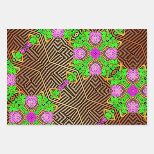 Feuille De Papier Cadeau Échantillon d'art d'Argos Gatsby (Devant 3)