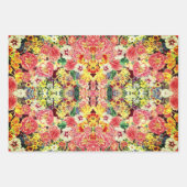 Feuille De Papier Cadeau Échantillon d'art floral d'Hollywood (Devant)