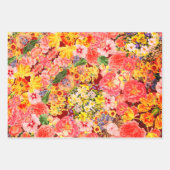 Feuille De Papier Cadeau Échantillon de fleurs Floresta Bruxelles (Devant 3)