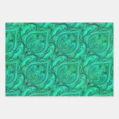 Feuille De Papier Cadeau Échantillon de fleurs Floresta Bruxelles (Devant 2)