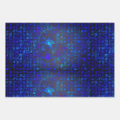 Feuille De Papier Cadeau Échantillon d'hiéroglyphes (Devant 2)