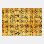 Feuille De Papier Cadeau Échantillon d'hiéroglyphes (Devant)