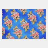 Feuille De Papier Cadeau Échantillon floral de Woodbury (Devant 2)