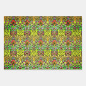 Feuille De Papier Cadeau Échantillon floral Nouveau Paisley (Devant 2)