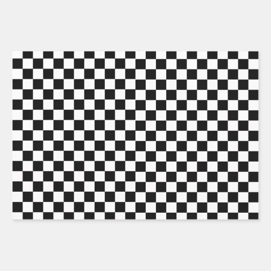 Feuille De Papier Cadeau Échecs (Devant)