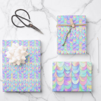 Feuille De Papier Cadeau Échelle de siraid d'Iridescente