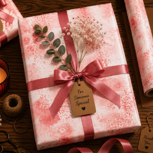 Feuille De Papier Cadeau Échos Cramoisis