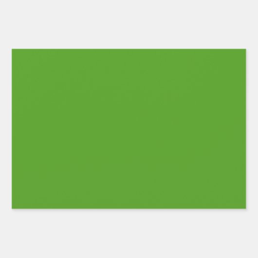 Feuille De Papier Cadeau Éclairage bleu/vert (Devant 3)