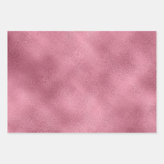 Feuille De Papier Cadeau Éclat rose (Devant 2)